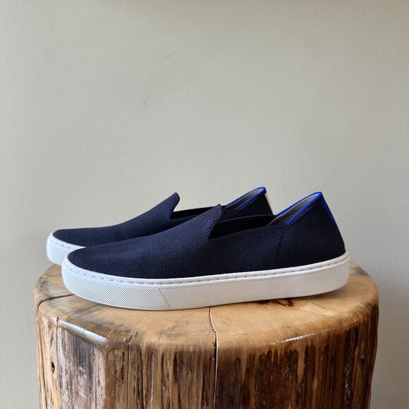 Rothy’s Original Slip On Sneaker - deep navy - Picture 1 of 8